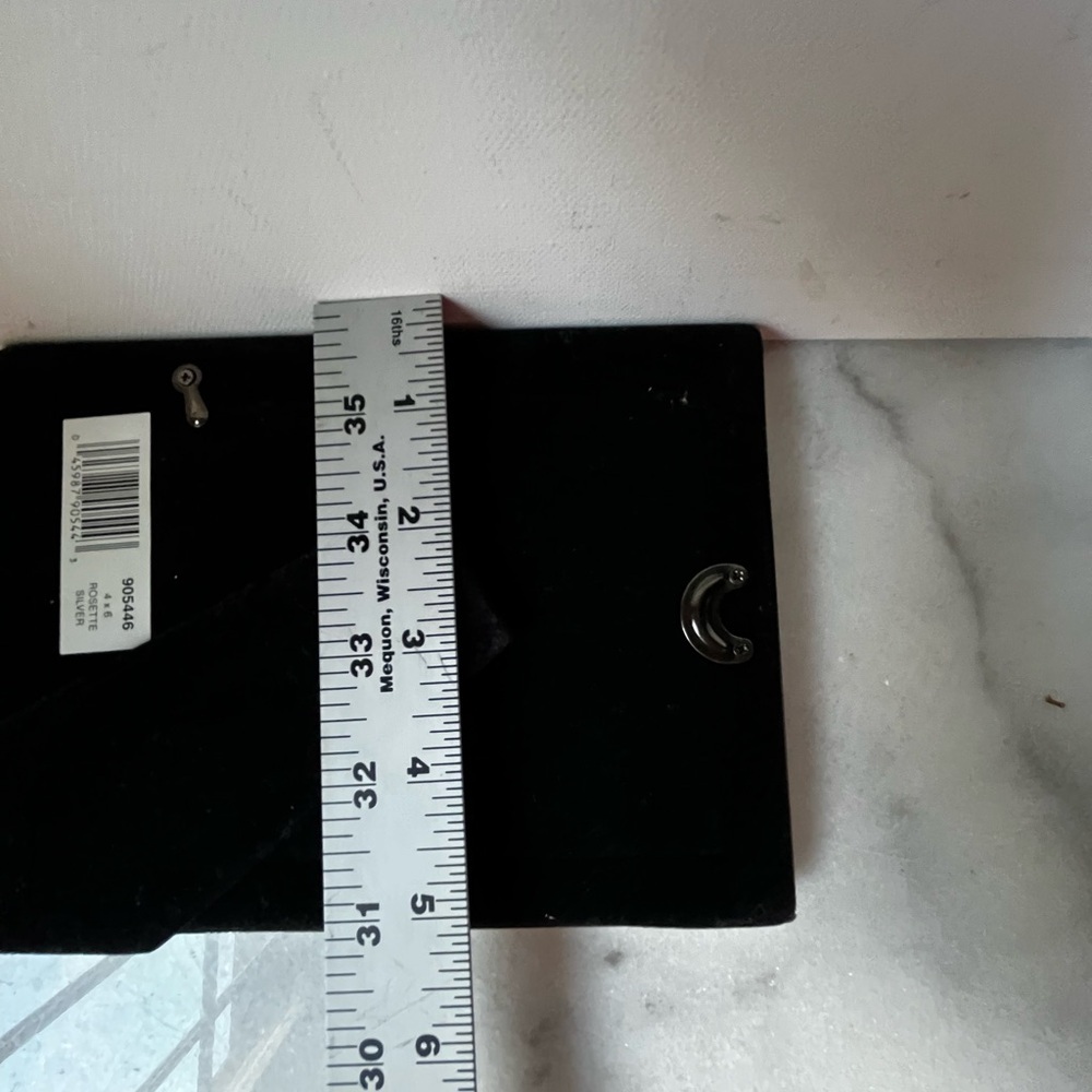 Silver-Plated Photo Frame for 4”x6” photo - Picture 13 of 13